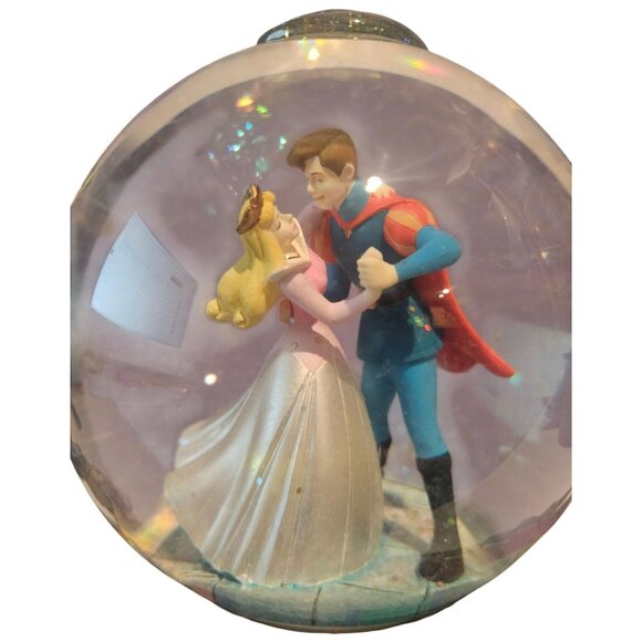 Disney Sleeping Beauty 40th Anniversary Musical Light Up Snow Globe 1999 Vtg - Picture 9 of 14